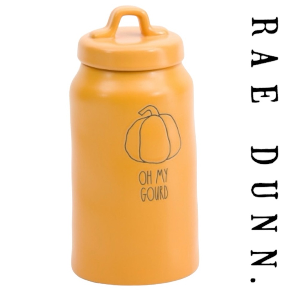RAE DUNN Oh My Gourd Canister